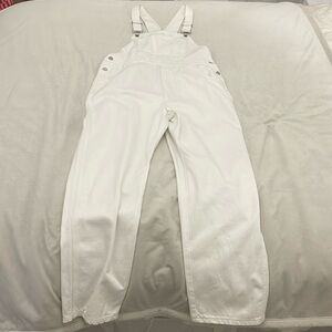 WeWoreWhat White Overalls New With Tags Size Large
